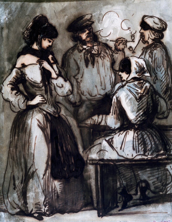 Seamstresses and factory workers in 1845