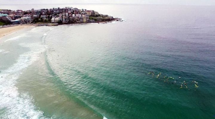 A paddle out for a good cause.