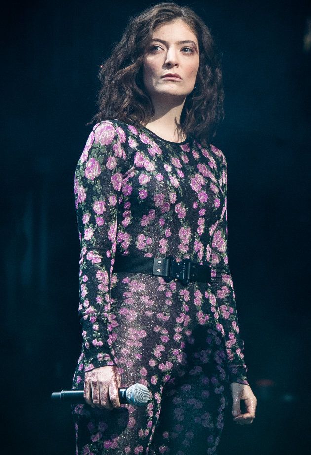 Lorde at Glastonbury 2017.