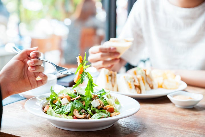 A non-leafy salad is your best bet if you're going down the salad road.