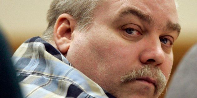 FILE - In this March 13, 2007 file photo, Steven Avery listens to testimony in the courtroom at the Calumet County Courthouse in Chilton, Wis. Authorities say a caller who phoned in a bomb threat Wednesday, Feb. 3, 2016, to the Manitowoc County Sheriff's Office made an apparent reference to