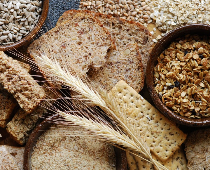 Opt for complex carbs like sweet potato, whole grain bread and crackers, rolled oats and wholemeal pasta.