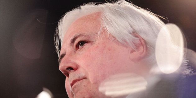 CANBERRA, AUSTRALIA - JULY 07: Clive Palmer speaks at National Press Club on July 7, 2014 in Canberra, Australia. Today is the first day of sitting for the new senate. Twelve Senators were sworn in this morning. (Photo by Stefan Postles/Getty Images)