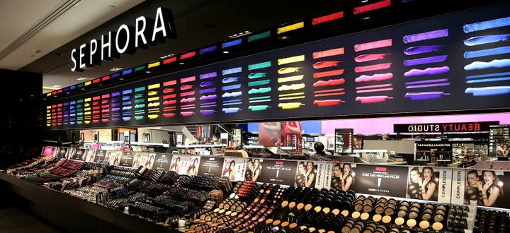 The First Australian Sephora store in Westfield Pitt Street Mall, Sydney.