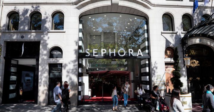 The flagship Paris Sephora store on the Champs-Elysees.