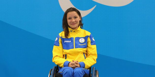 Swimmer Yelyzaveta Mereshko would definitely win a gold medal in the Smilympics.