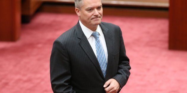 Mathias Cormann was among the first to confirm his eligibility to be a senator.