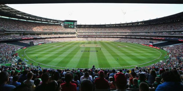 MELBOURNE, AUSTRALIA - JANUARY 02: A general view is seen during the Big Bash League match between the Melbourne Stars and the Melbourne Renegades at Melbourne Cricket Ground on January 2, 2016 in Melbourne, Australia. (Photo by Michael Dodge - CA/Cricket Australia/Getty Images)