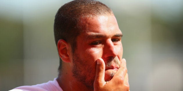 SYDNEY, AUSTRALIA - DECEMBER 01: Lance Franklin looks on during a Sydney Swans AFL pre-season training session at Lakeside Oval on December 1, 2014 in Sydney, Australia. (Photo by Mark Kolbe/Getty Images)