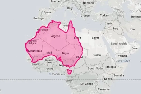 Compare Australia's Size To Other Countries | Huffpost Latest News