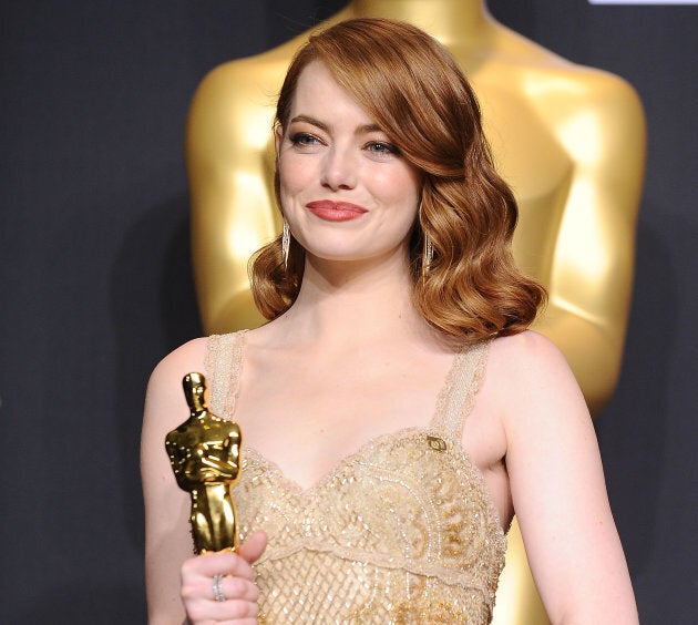 Emma Stone often switches between bright blonde and deep red, and anywhere in-between.