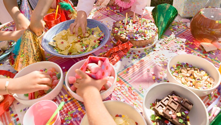 What's a kid's party without a food table?