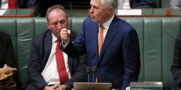 PM Turnbull introduces the plebiscite legislation into the parliament.