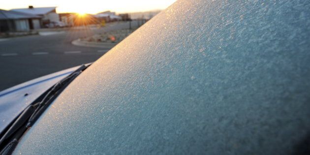 Sydney people may be forced to scrape a rare substance called frost off their cars. Undoubtedly they will whinge about this.