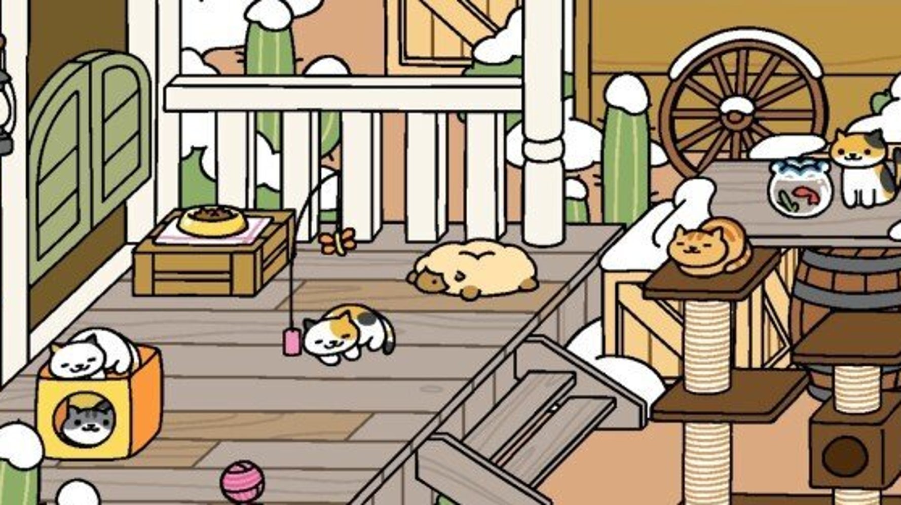 Neko Atsume' is the addicting app where you feed cats