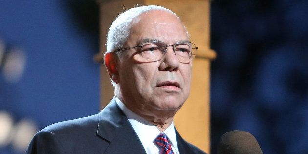 WASHINGTON, DC - MAY 29: General Colin Powell (Ret.) onstage at the 27th National Memorial Day Concert on May 29, 2016 in Washington, DC. (Photo by Paul Morigi/Getty Images for Capitol Concerts)