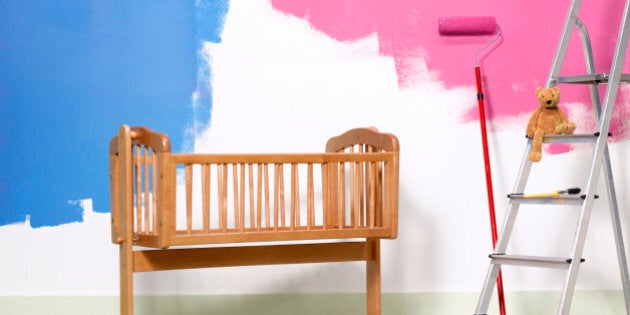 Preparing nursery for new born baby