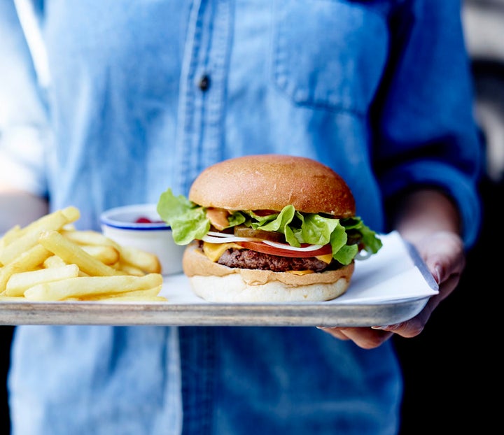 Serve with thick cut chips and tomato sauce, and you're set.