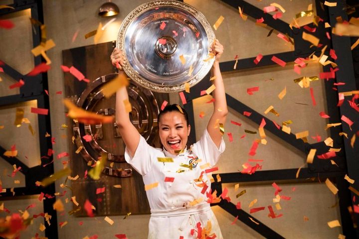 Winner winner, three course dinner. Diana Chan takes home the grand prize of 'MasterChef Australia' 2017.