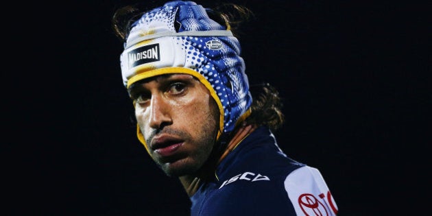 AUCKLAND, NEW ZEALAND - AUGUST 22: Johnathan Thurston of the Cowboys looks on during the round 24 NRL match between the New Zealand Warriors and the North Queensland Cowboys at Mt Smart Stadium on August 22, 2015 in Auckland, New Zealand. (Photo by Anthony Au-Yeung/Getty Images)