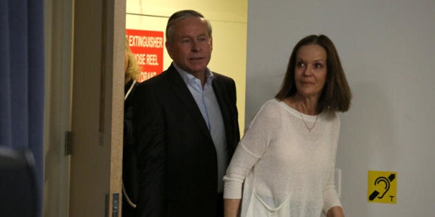 WA Premier Colin Barnett and wife Lyn