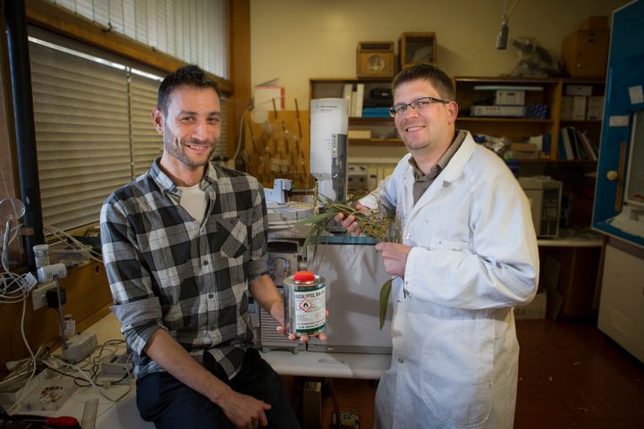 David Klainer and Carsten Kulheim are working on making a top gum fuel.