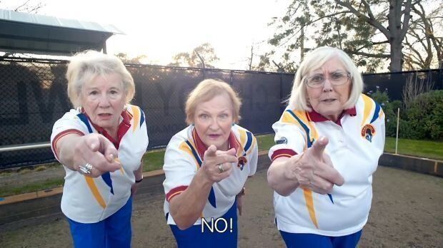 The ladies of Chaddy Bowls aren't going to take the council's decision lying down.