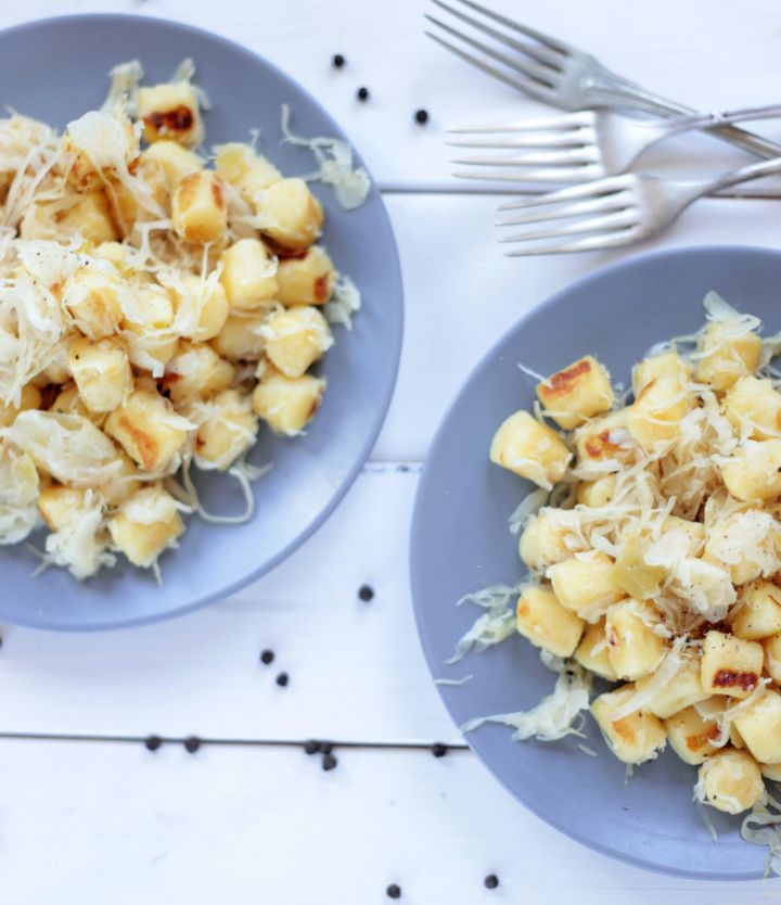 Add sauerkraut to your favourite dishes like gnocci for a nutritious zing.