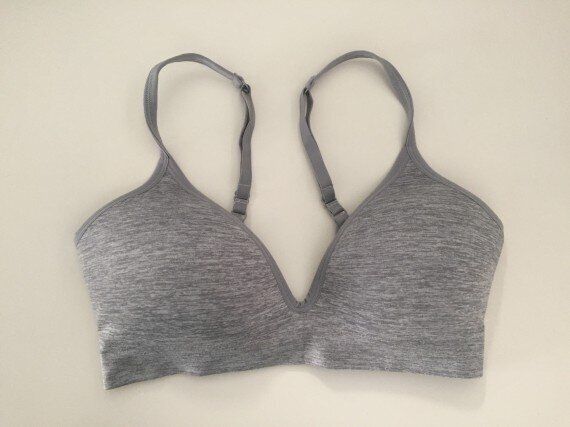 Anko Kmart Women's Grey Active Wear Sports Crop / Sports Bra Size 14 Like  New