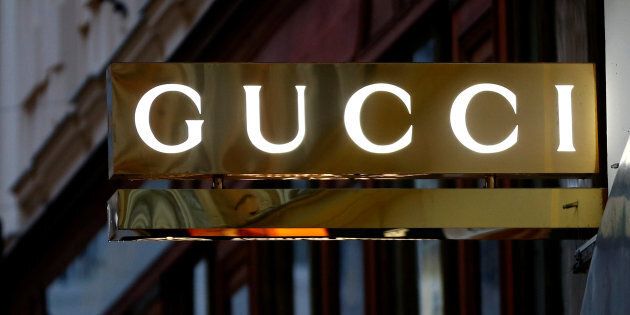A company logo is pictured outside a Gucci store in Vienna, Austria, May 4, 2016. REUTERS/Leonhard Foeger