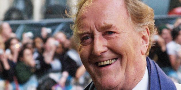 Robert Hardy at the premiere of