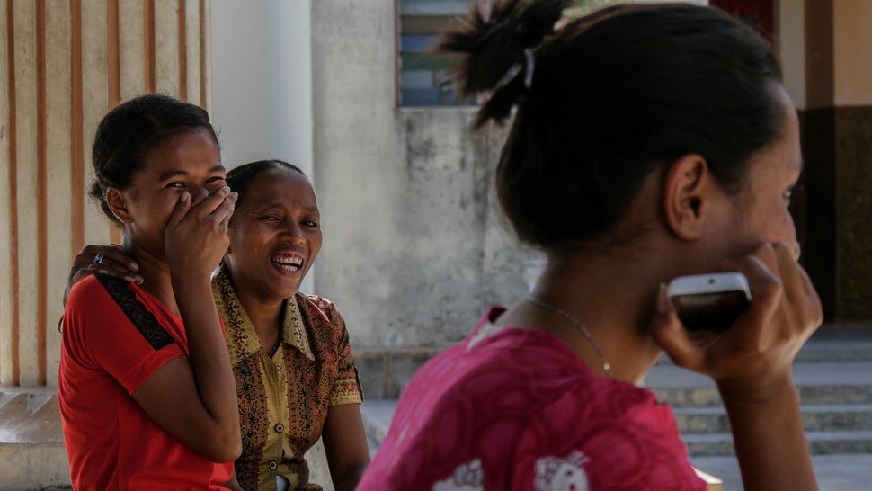 Everywhere you go in Timor the people will meet you with a genuine smile. The joy is infectious. Baucau, Timor-Leste.