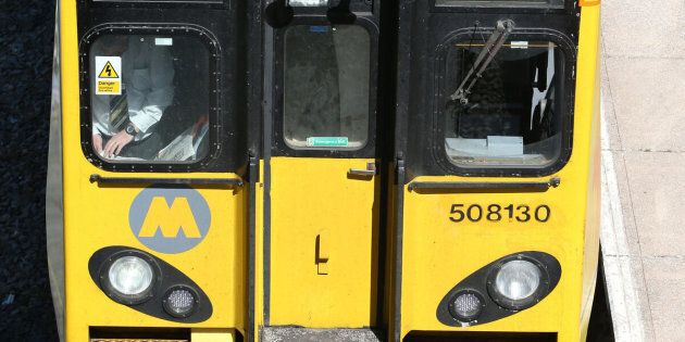 File photo dated 03/06/15 of a Merseyrail train at Hunts Cross station in Liverpool as the train company is pledging to transport golf fans to The Open on Sunday despite a strike by guards in a row about driver-only trains.