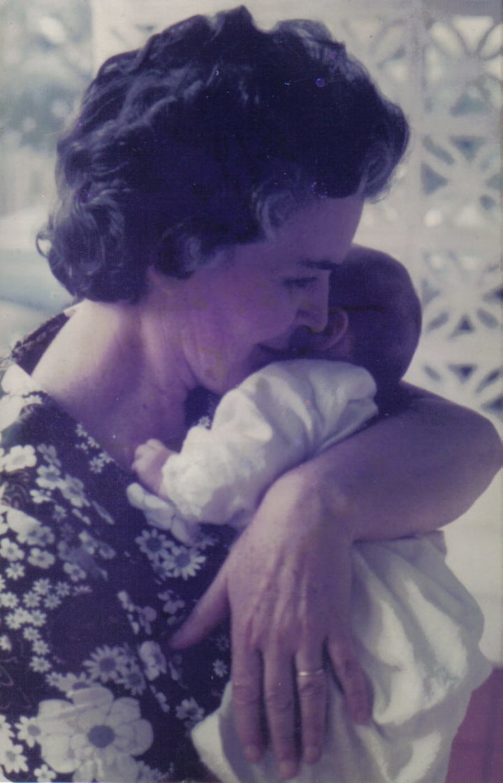 Author Christy Newman as a newborn with her grandmother.