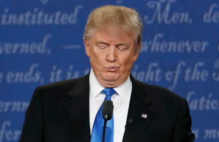 Donald Trump at the first presidential debate of the 2016 U.S. Election. Harvard's Professor Jennifer Hochschild told The Huffington Post Australia misinformation and the failure to contest it is unsurprising, because it is deeply embedded in the nature of a democratic electoral context.
