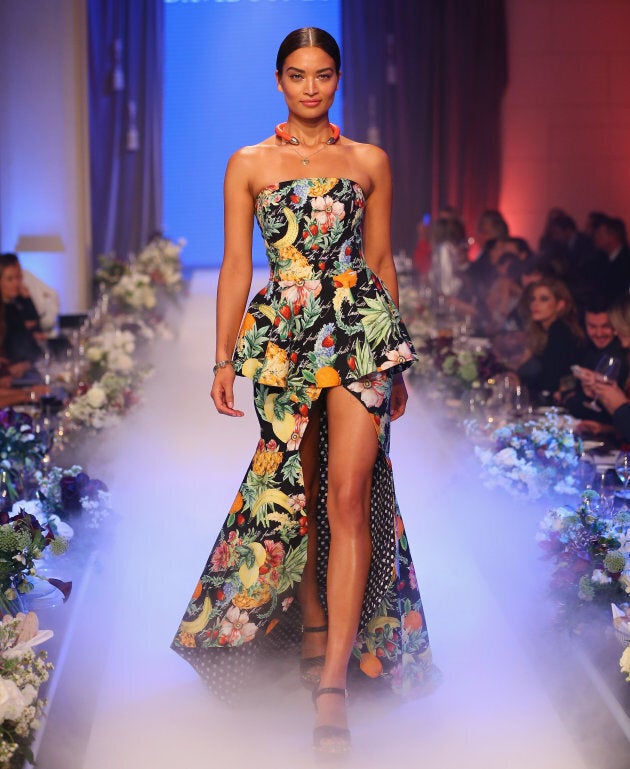 Shanina Shaik showcases designs by Camilla during the David Jones Spring Summer 2017 Collections Launch