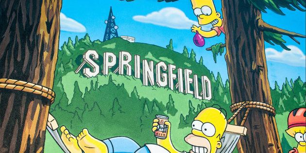 THE SIMPSONS: The city of Springfield, OR celebrates THE SIMPSONS 25th ANNIVERSARY with the unveiling of the Simpsons mural during a block party dedication ceremony on the downtown walk of murals on Monday, Aug. 25th, 2014. (Photo by FOX via Getty Images)