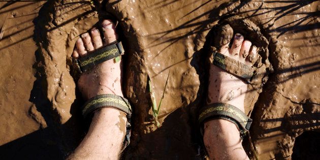 Melioidosis can get into your body from cuts on your feet.