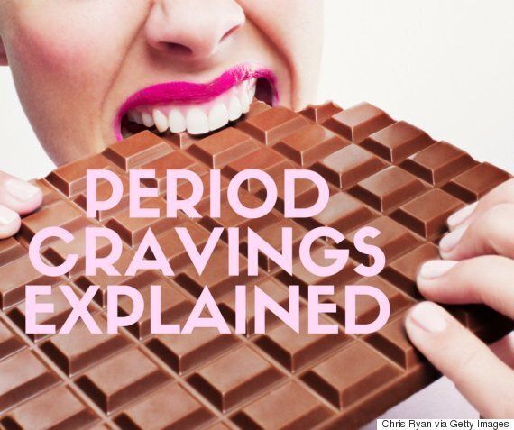 sweet cravings during period