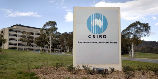 AUSTRALIA - SEPTEMBER 18: A sign marks the entrance to CSIRO headquarters, the Australian government's science research agency, in Canberra, Australia, on Monday, September 18, 2006. (Photo by Jack Atley/Bloomberg via Getty Images)