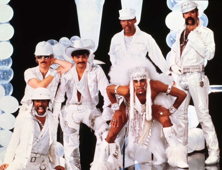 From the movie 'Can't Stop the Music', the second line-up of the Village People which did not include Victor Willis.