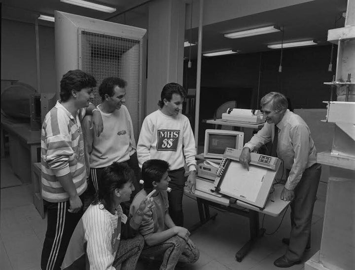 The mullet arrived in the 1970s and was still around in the 80s. Here are some high school students in Footscray in 1988.