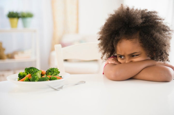 You can't expect children to eat veggies if you don't.