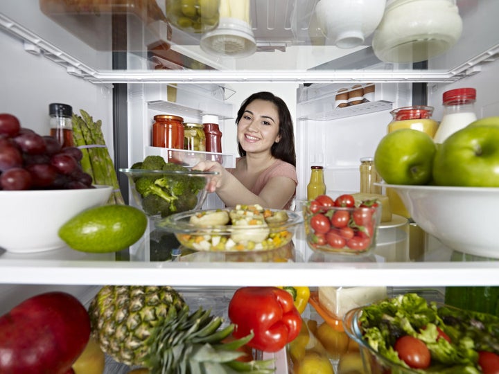 Fill your fridge with healthy foods and not junk food to resist temptation.