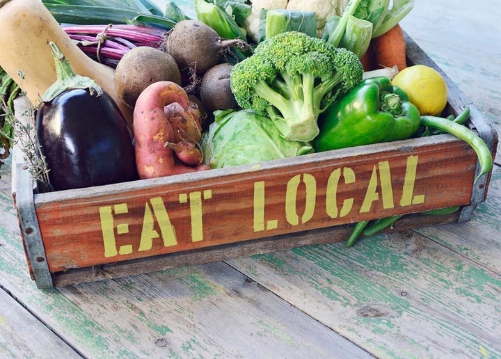 There's nothing more local than veg from your own garden.