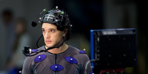 UK Actor Kit Harington being scanned for his role as a villain in the upcoming Call of Duty: Infinite Warfare.