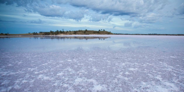 Salt Lake, Pink Lakes, Murray Sunset National Park, Victoria, VIC,