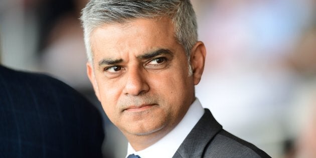 Britain's new London Mayor Sadiq Khan attends the Yom HaShoah Commemoration, the UK Jewish community's Holocaust remembrance ceremony, in Barnet, north London, on May 8, 2016.London's new Muslim mayor Sadiq Khan accused Prime Minister David Cameron on Sunday of using 'Donald Trump playbook' tactics to try to divide communities in a bid to prevent his election. Khan won 57 percent of the vote in the May 5 mayoral election, securing 1.3 million votes to see off multimillionaire Tory Zac Goldsmith and making history as the first Muslim mayor of a major Western capital. / AFP / LEON NEAL (Photo credit should read LEON NEAL/AFP/Getty Images)