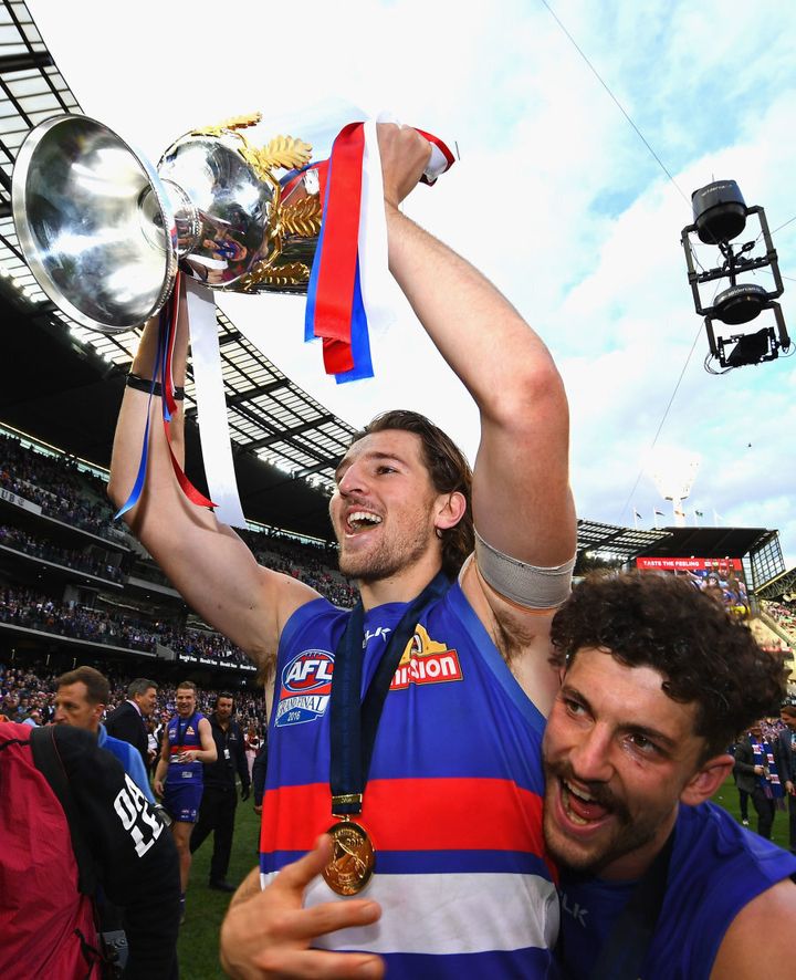 Tom Liberatore only made about 700 tackles in the grand final, so he though he'd give his mate Marcus Bontempelli one more.