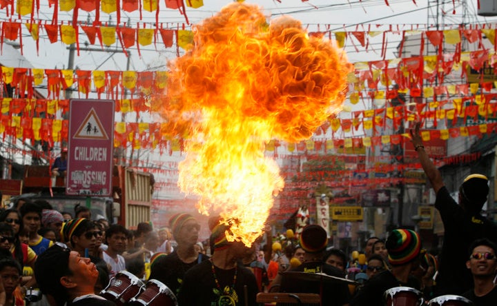 The Philippines has fiestas and street parades and beauty pageants every other weekend.